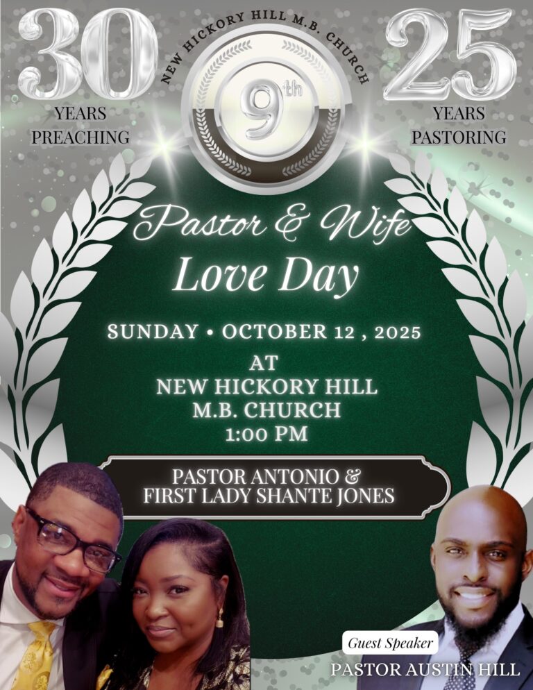 Pastor & Wife Love Day Celebration