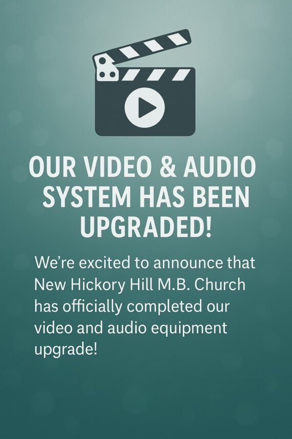 🎥 Our Video & Audio System Has Been Upgraded!