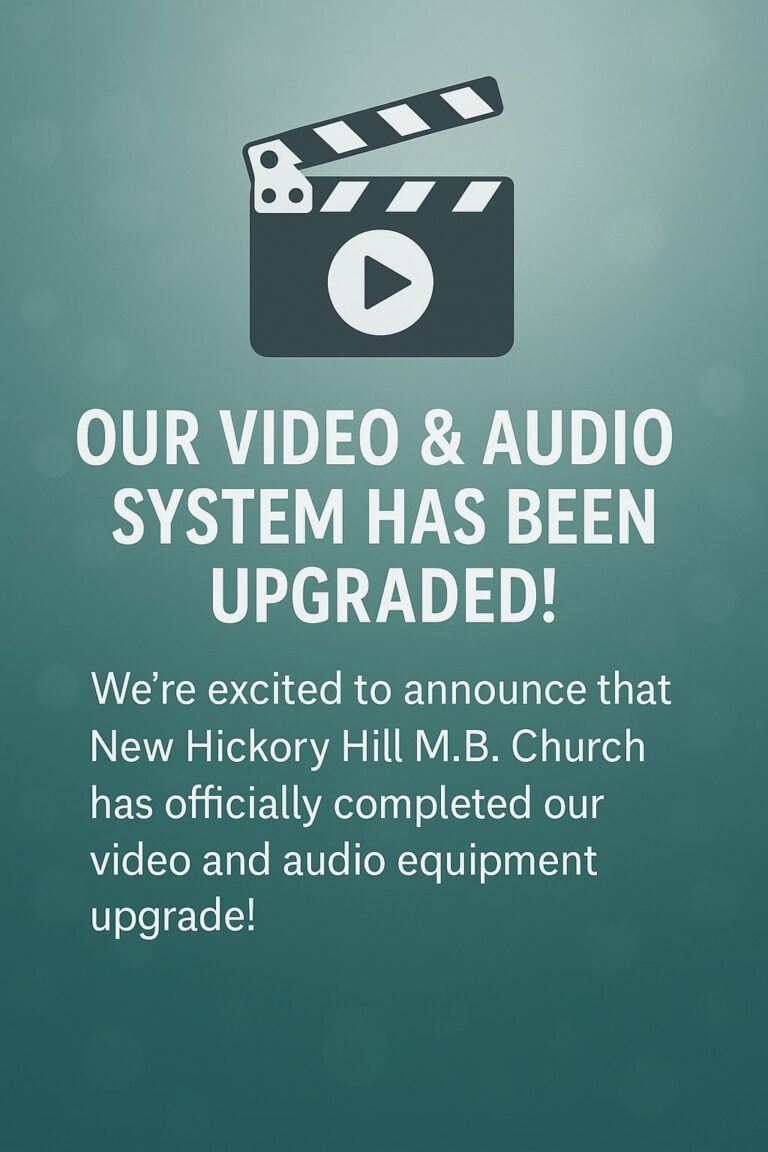 🎥 Our Video & Audio System Has Been Upgraded!