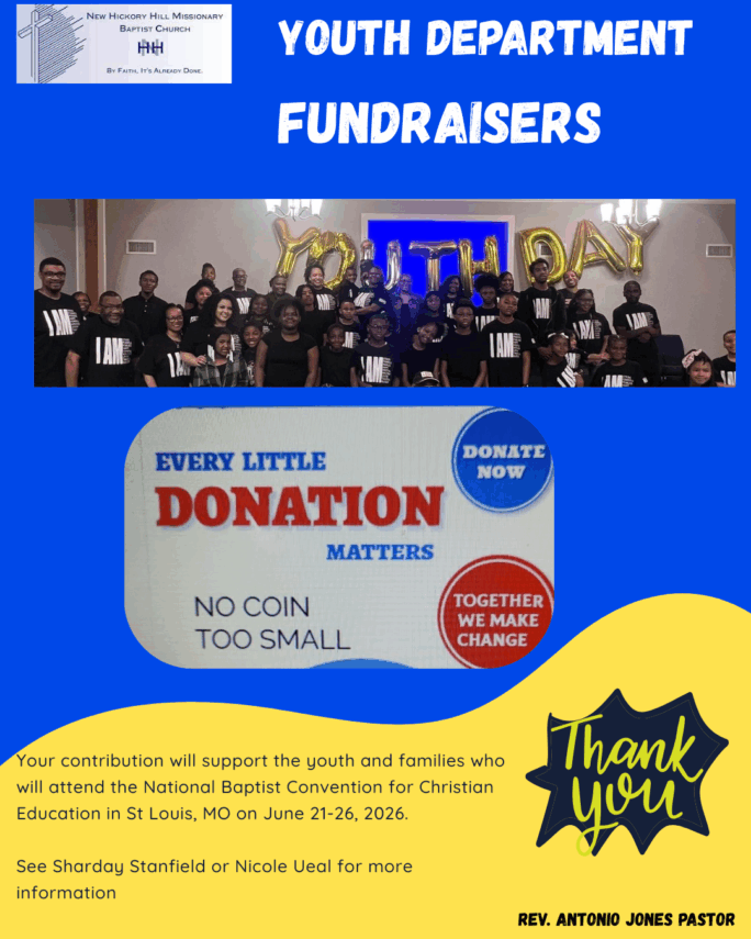 Youth Department Fundraiser